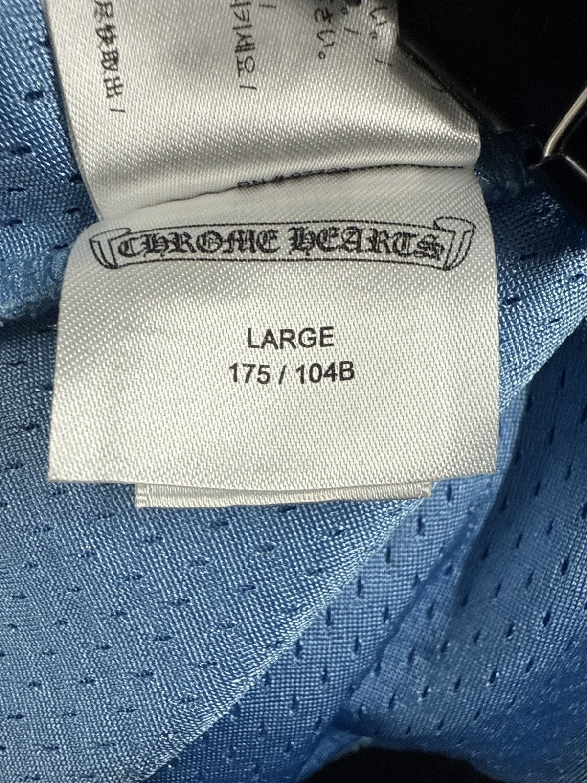 Chrome Hearts CHROME HEARTS MESH JERSEY LONG SLEEVE BLUE Size US L / EU 52-54 / 3 - 8 Thumbnail