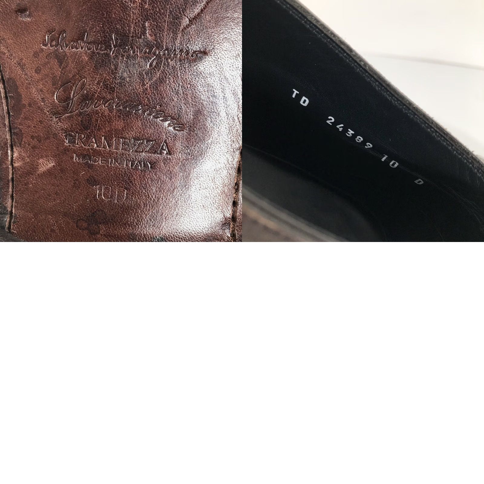 Salvatore Ferragamo Salvatore Ferragamo / TRAMEZZA 10 D Monk Strap Ankle Boots Men 10 Brown Leather Strap 24389 EXC Size US 10 / EU 43 - 8 Thumbnail