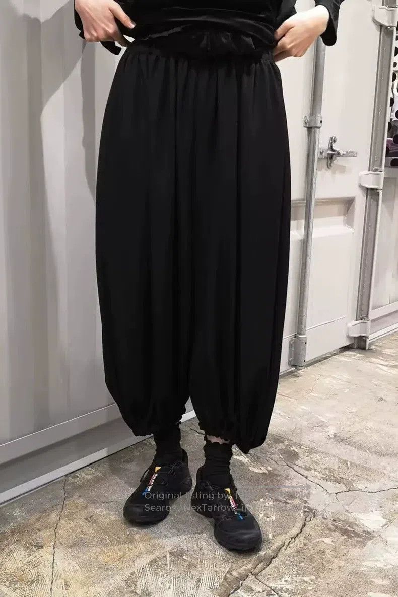 Comme des Garcons Comme Des Garcons size S Wool Drawstring Lantern Pants Size 22" - 3 Thumbnail