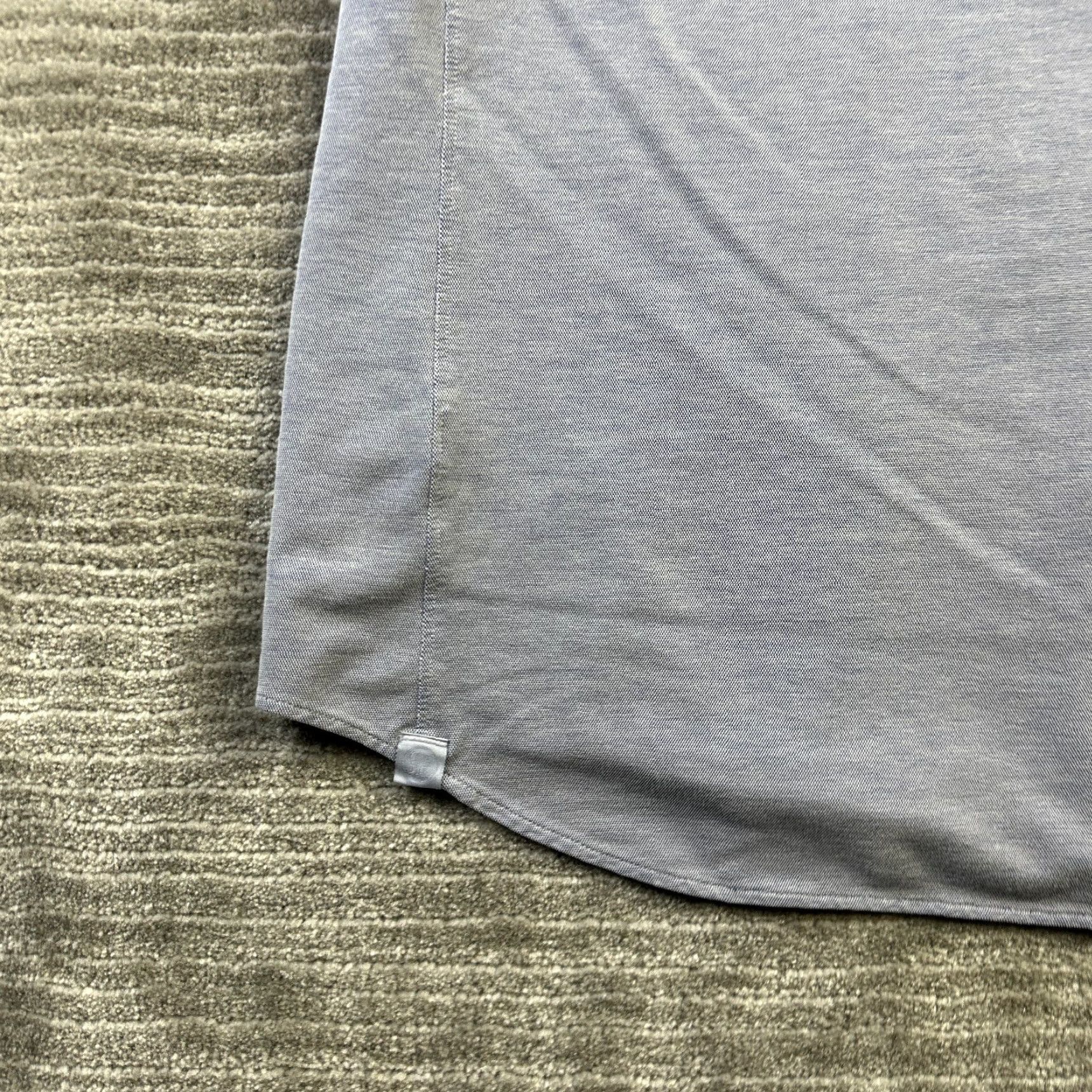 Lululemon Lululemon Shirt Mens Medium Blue Button Up Short Sleeve Career Top Size US M / EU 48-50 / 2 - 5 Thumbnail
