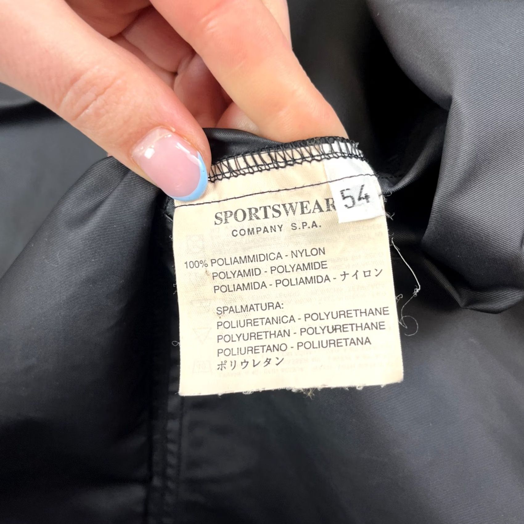 Vintage VINTAGE C.P. Company Jacket Mens Lightweight Black Full Zip Hooded XL Oversize Size US XL / EU 56 / 4 - 7 Thumbnail
