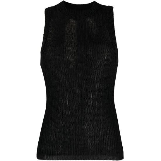LOW CLASSIC LOW CLASSIC Women Tops KN030 LOW23UM BLACK Size S / US 4 / IT 40 - 1 Thumbnail
