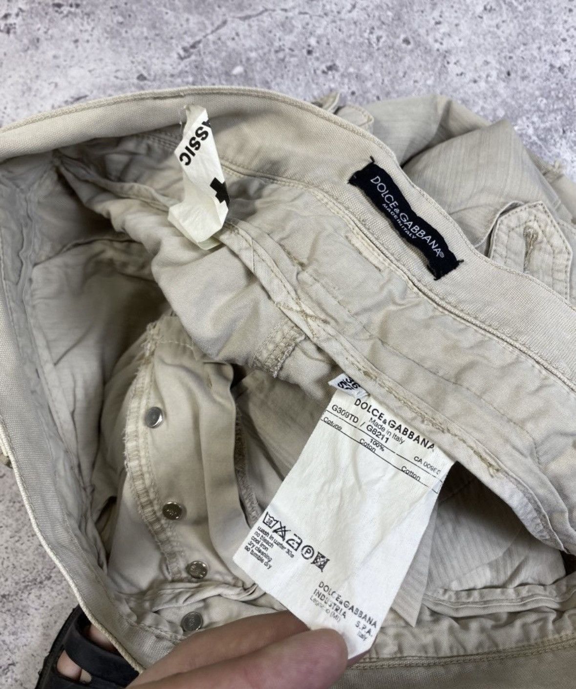 Dolce & Gabbana 🔥 Dolce&Gabbana Archive 00s PatchWork Distressed Pants Size US 34 / EU 50 - 14 Thumbnail