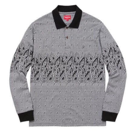 Supreme SUPREME PAISLEY L/S POLO FALL WINTER 2016📌 Size US L / EU 52-54 / 3 - 1 Thumbnail