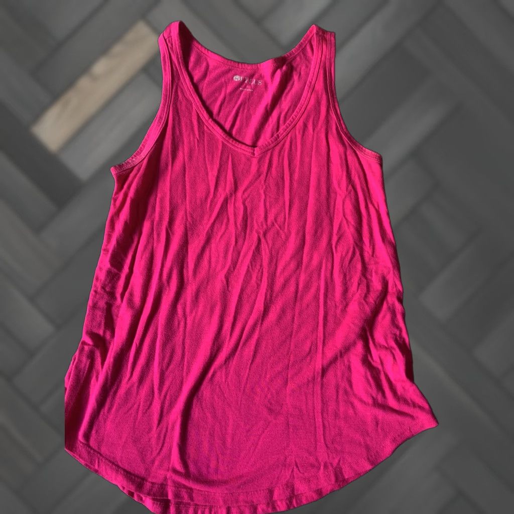 Pinko Stylus Tank Shirt Women’s S Pink Sleeveless Round Neck Casual Top Short Sleeve Not Applicable? Size S / US 4 / IT 40 - 1 Thumbnail