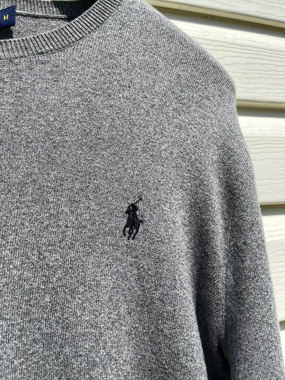 Polo Ralph Lauren Polo Ralph Lauren V-neck PRL Pony Pima Cotton Knit Sweater Size US M / EU 48-50 / 2 - 7 Thumbnail