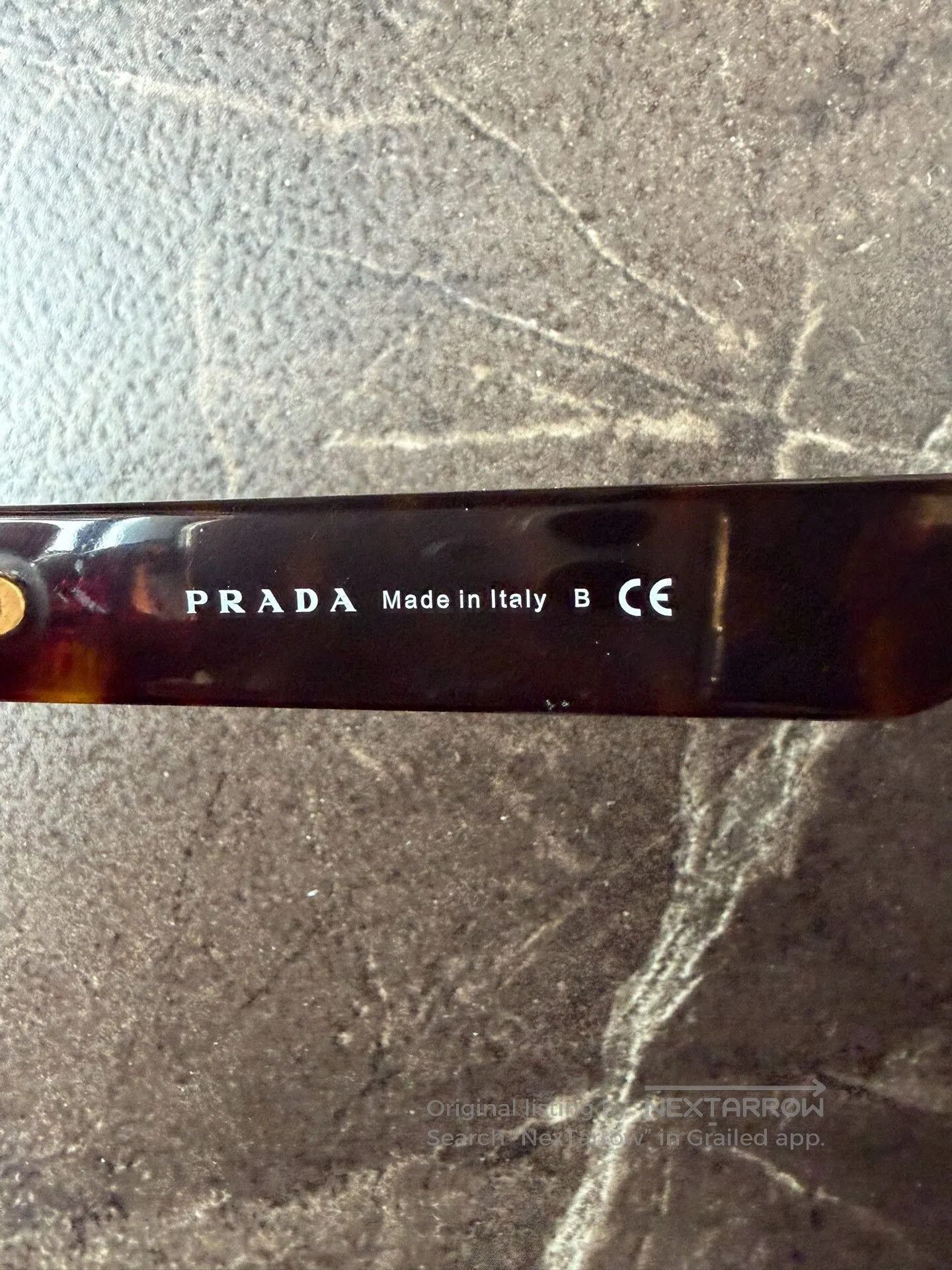 Prada Prada Tortoiseshell Logo Sunglasses. Size ONE SIZE - 6 Thumbnail
