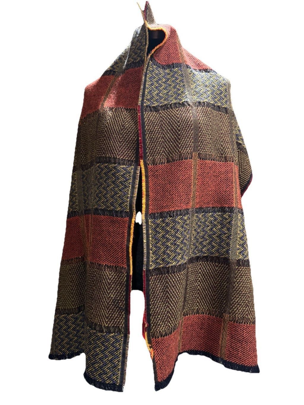 Etro Etro Milano Lama Wool Chevron Print Scarf /Shawl MRSP $1090 Size ONE SIZE - 1 Thumbnail
