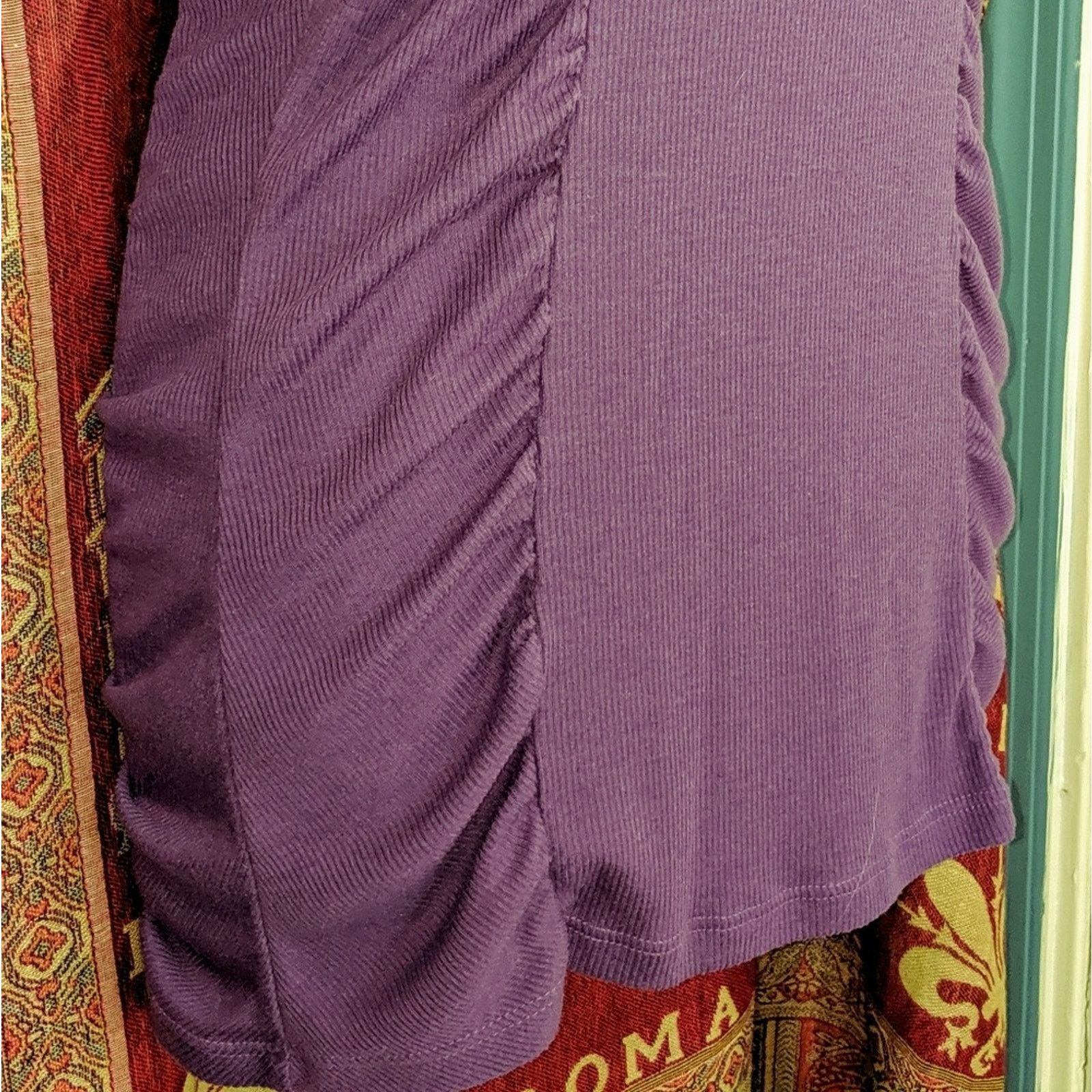 rue21 Rue 21 Pleated, Stretchy Blouse Size XL / US 12-14 / IT 48-50 - 2 Thumbnail