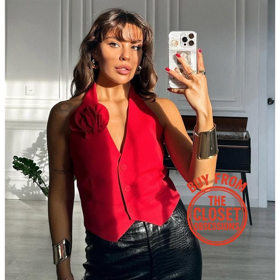 Mango RARE!!! MANGO BLOGGER FAVE!!! Halter Neck Vest NWT Size M / US 6-8 / IT 42-44 - 11 Thumbnail