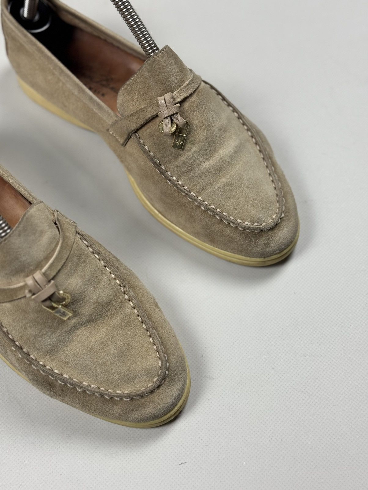 Loro Piana Loro Piana Summer Walk Ladies Low Suede Loafers Ballets Size US 8 / IT 38 - 4 Thumbnail