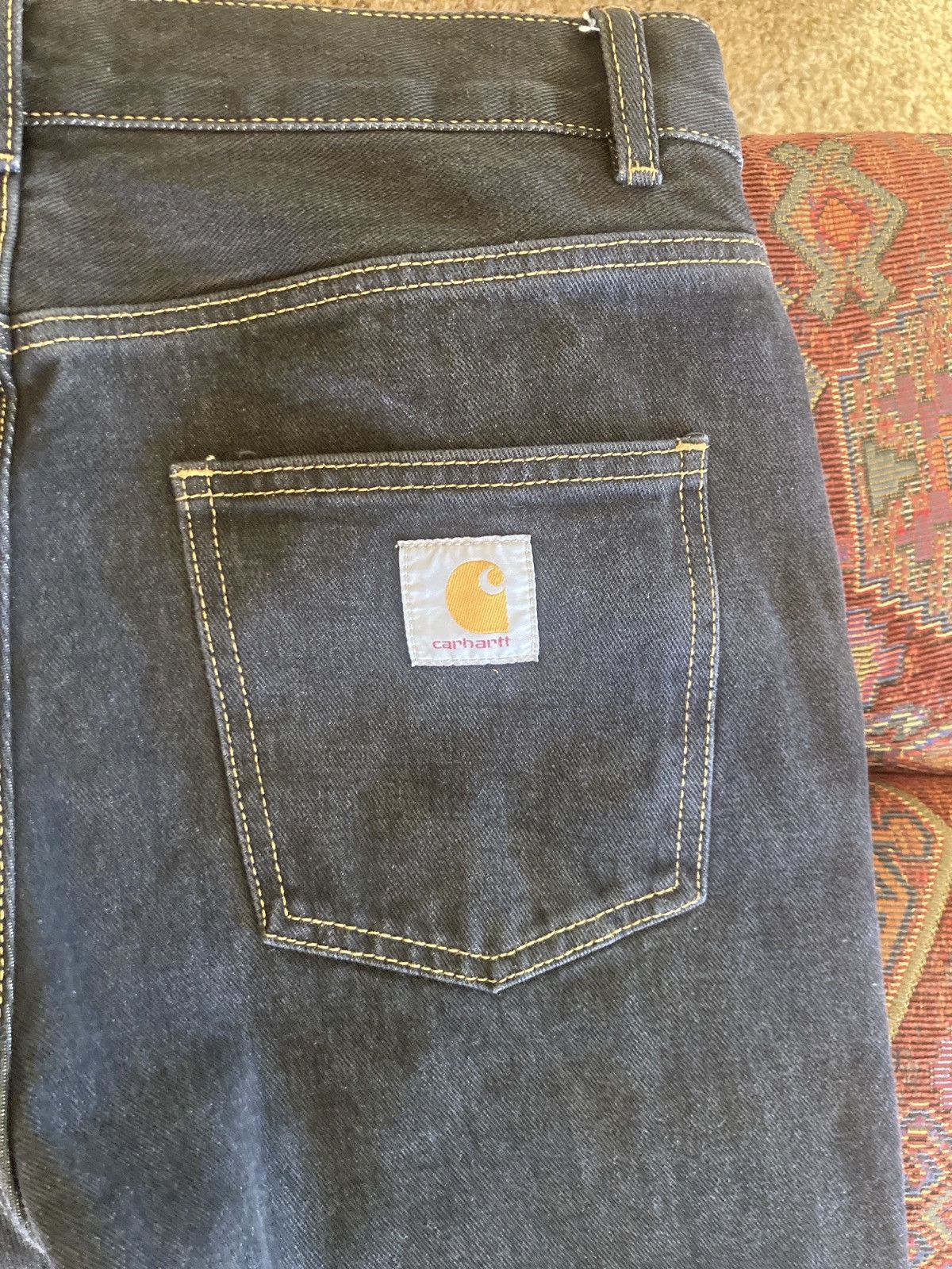 Carhartt Wip Carharrt WIP straight black jeans Size US 30 / EU 46 - 3 Thumbnail
