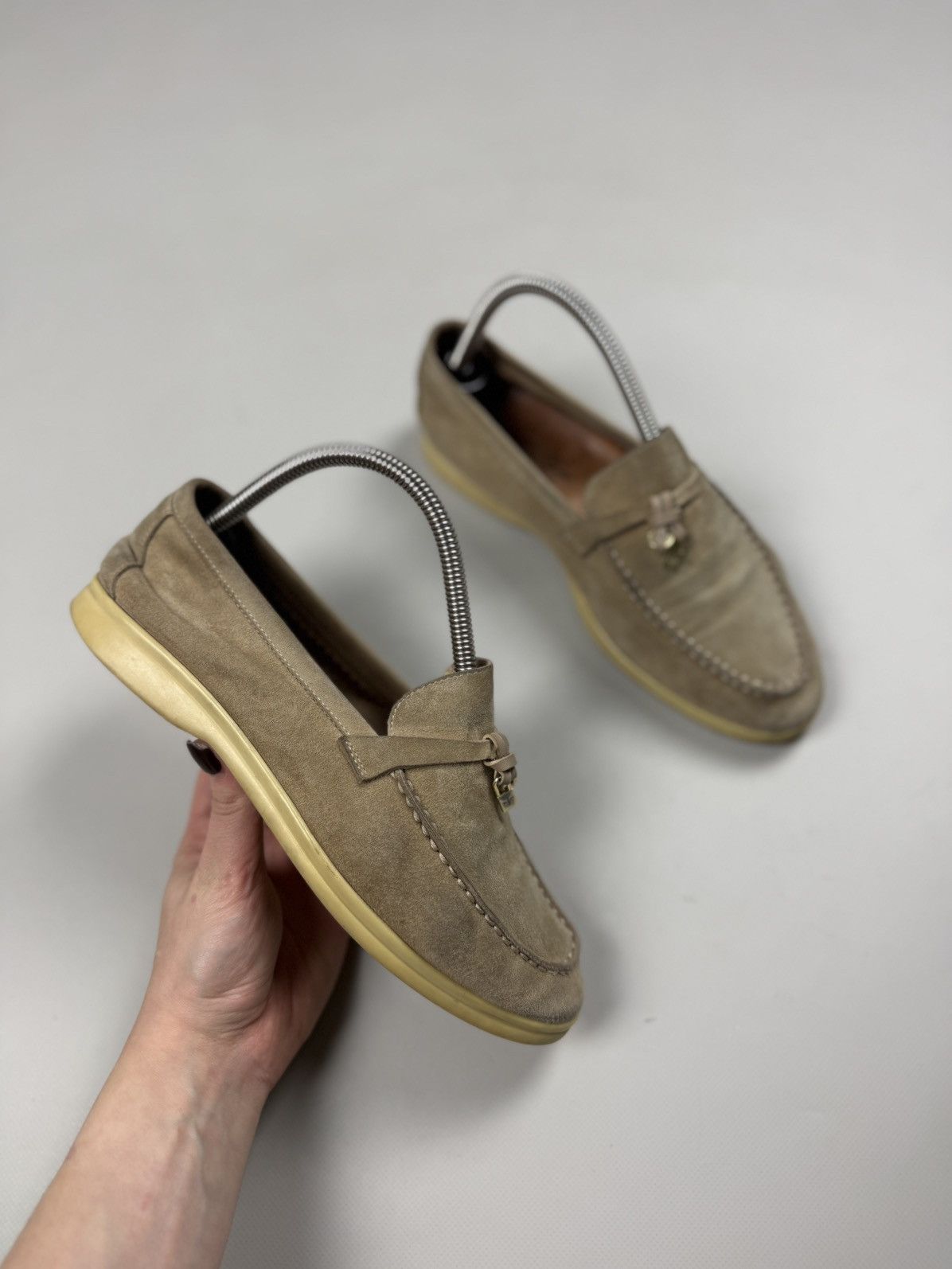 Loro Piana Loro Piana Summer Walk Ladies Low Suede Loafers Ballets Size US 8 / IT 38 - 5 Thumbnail