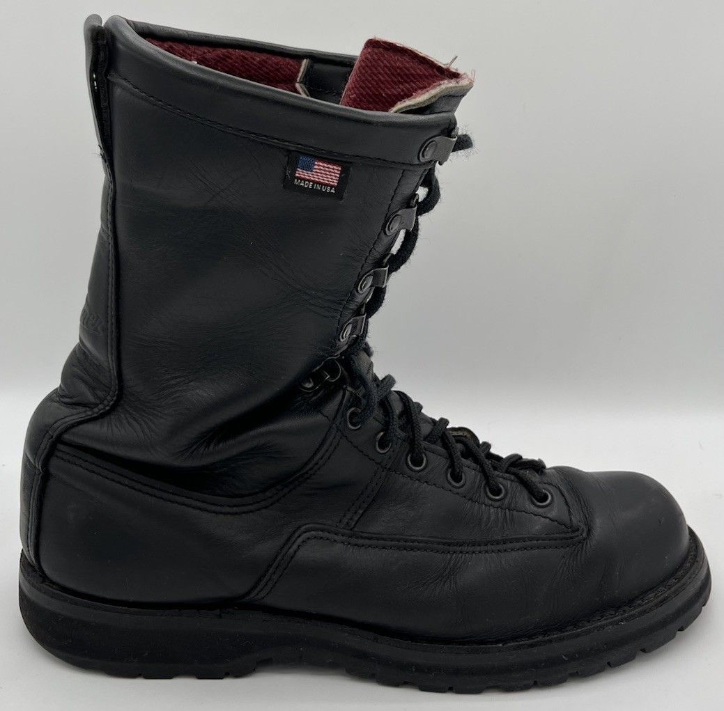Danner Mens Danner 69110 USA 10” Black Leather Tactical Boots 12D Size US 12 / EU 45 - 7 Thumbnail