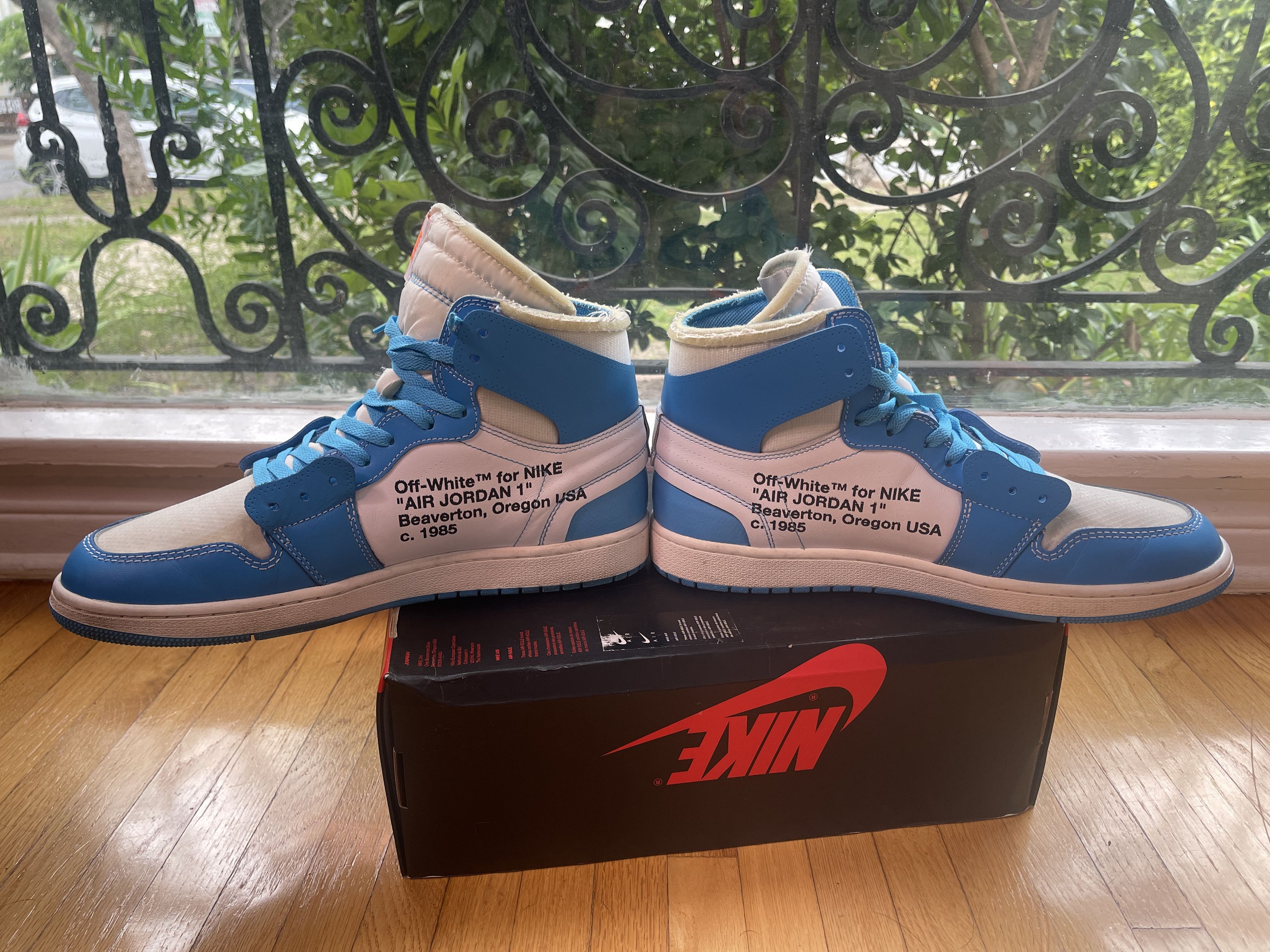 Jordan Brand × Off-White Jordan 1 Off White NRG UNC Size 12.5 Size US 12.5 / EU 45-46 - 6 Thumbnail