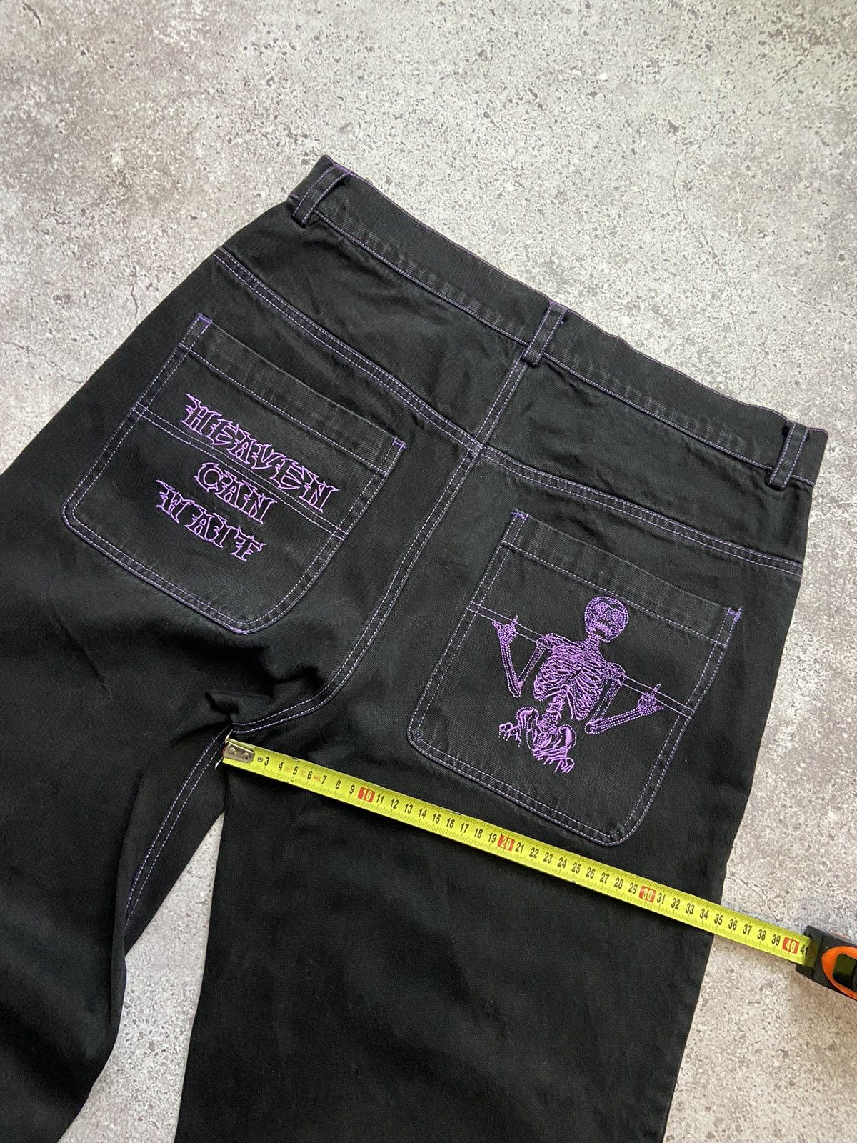 Vintage Heaven can wait - Purple Jeans Size US 32 / EU 48 - 9 Thumbnail