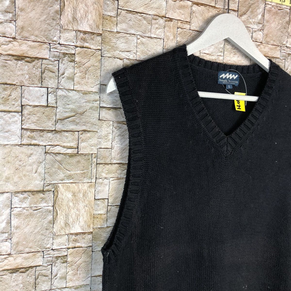 Homespun Knitwear × Japanese Brand South Breece Black Vest Knitwear #A1074 Size M / US 6-8 / IT 42-44 - 7 Thumbnail