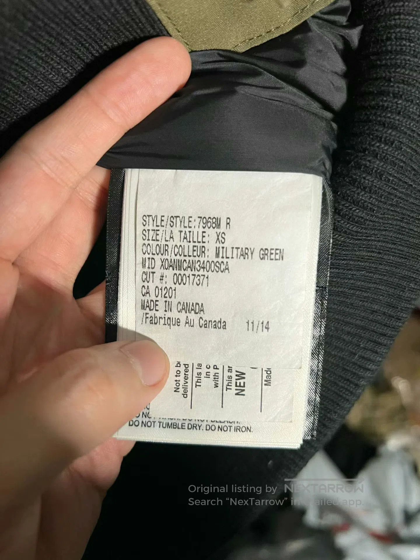 Canada Goose canada goose green pilot logo down jacket. Size US XS / EU 42 / 0 - 3 Thumbnail