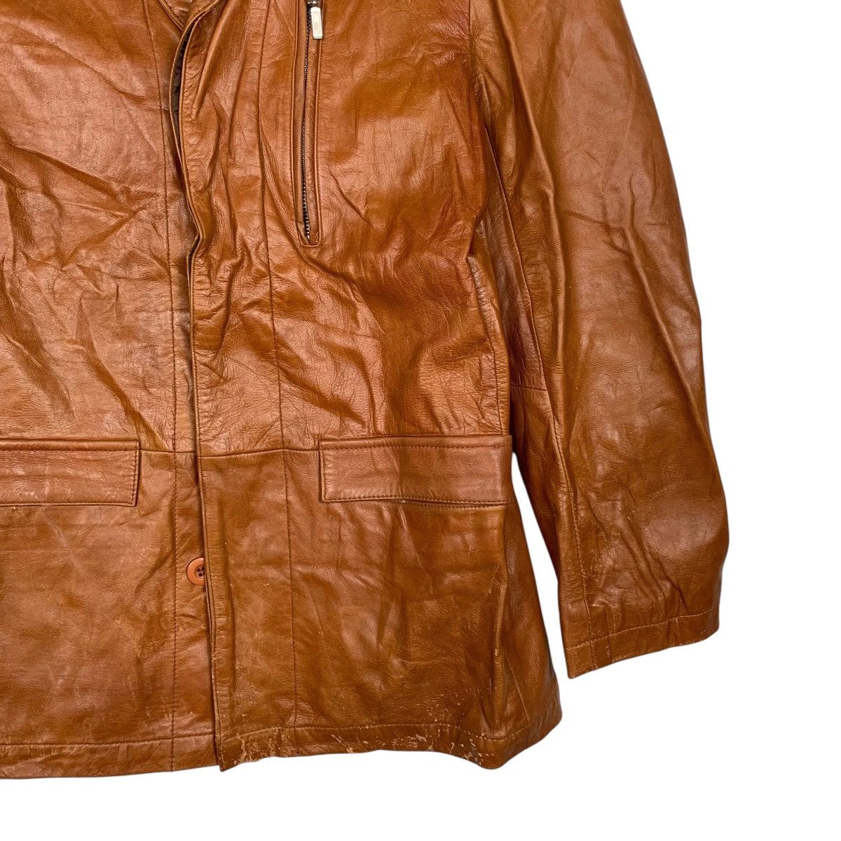 Japanese Brand Japanese Brand Onboard Leather Jacket Size US M / EU 48-50 / 2 - 4 Thumbnail