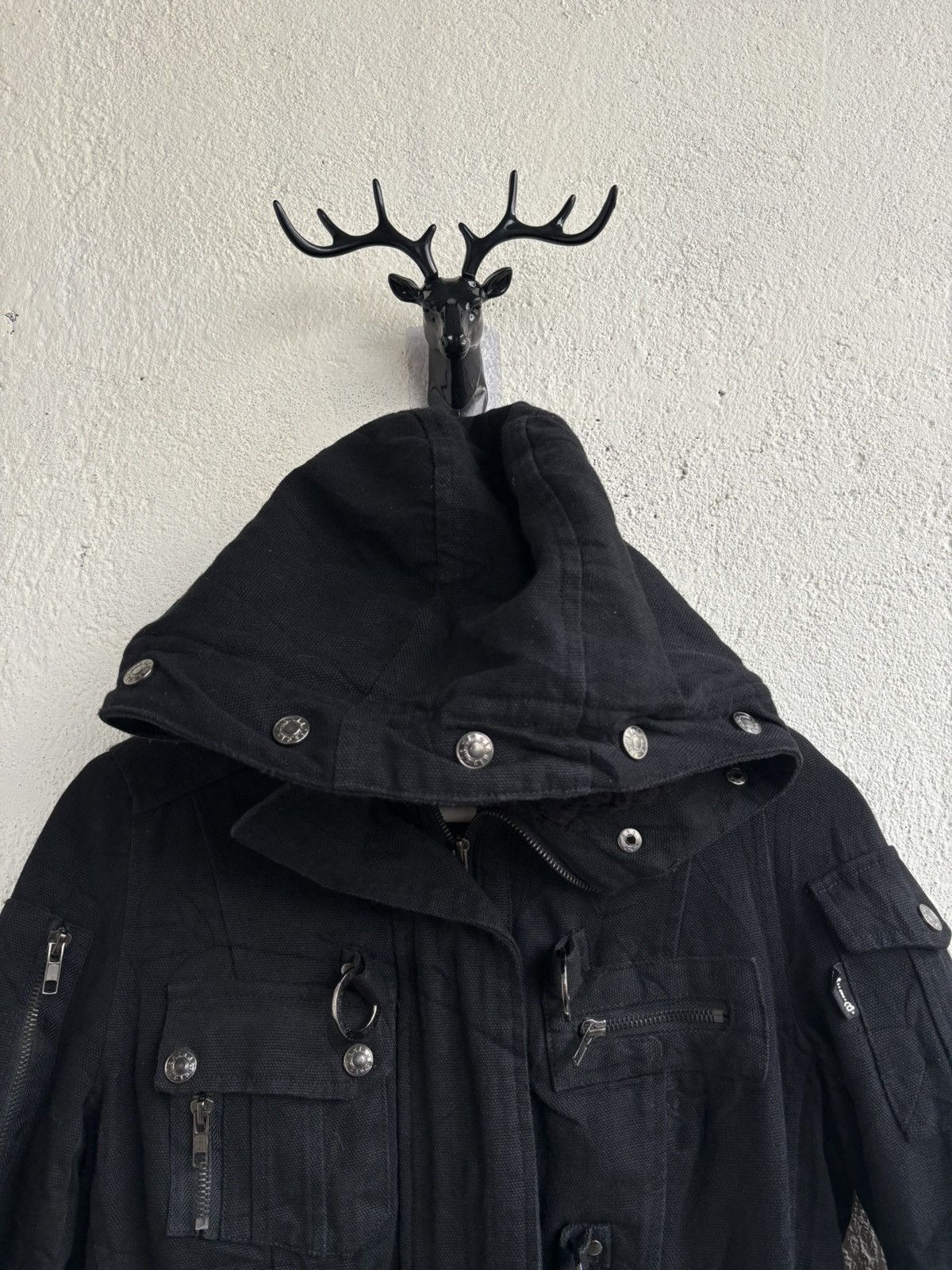 Undercover 2000s DIA Japan Rickowens jacket Black Opium style Size US XS / EU 42 / 0 - 5 Thumbnail