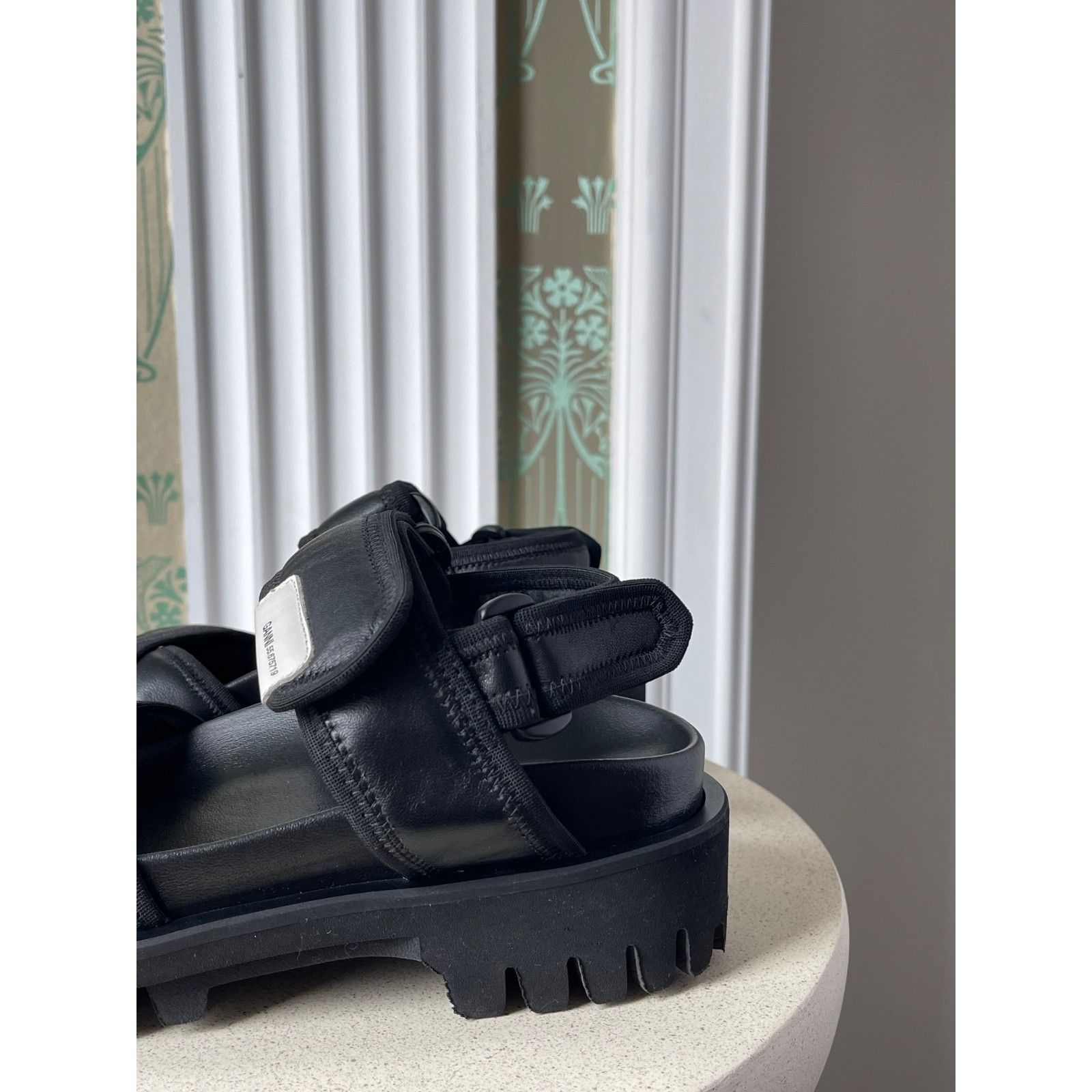 Ganni Ganni Utility Hiking Black Sandals Women’s Size: 37 US 7 Size US 7 / IT 37 - 8 Thumbnail