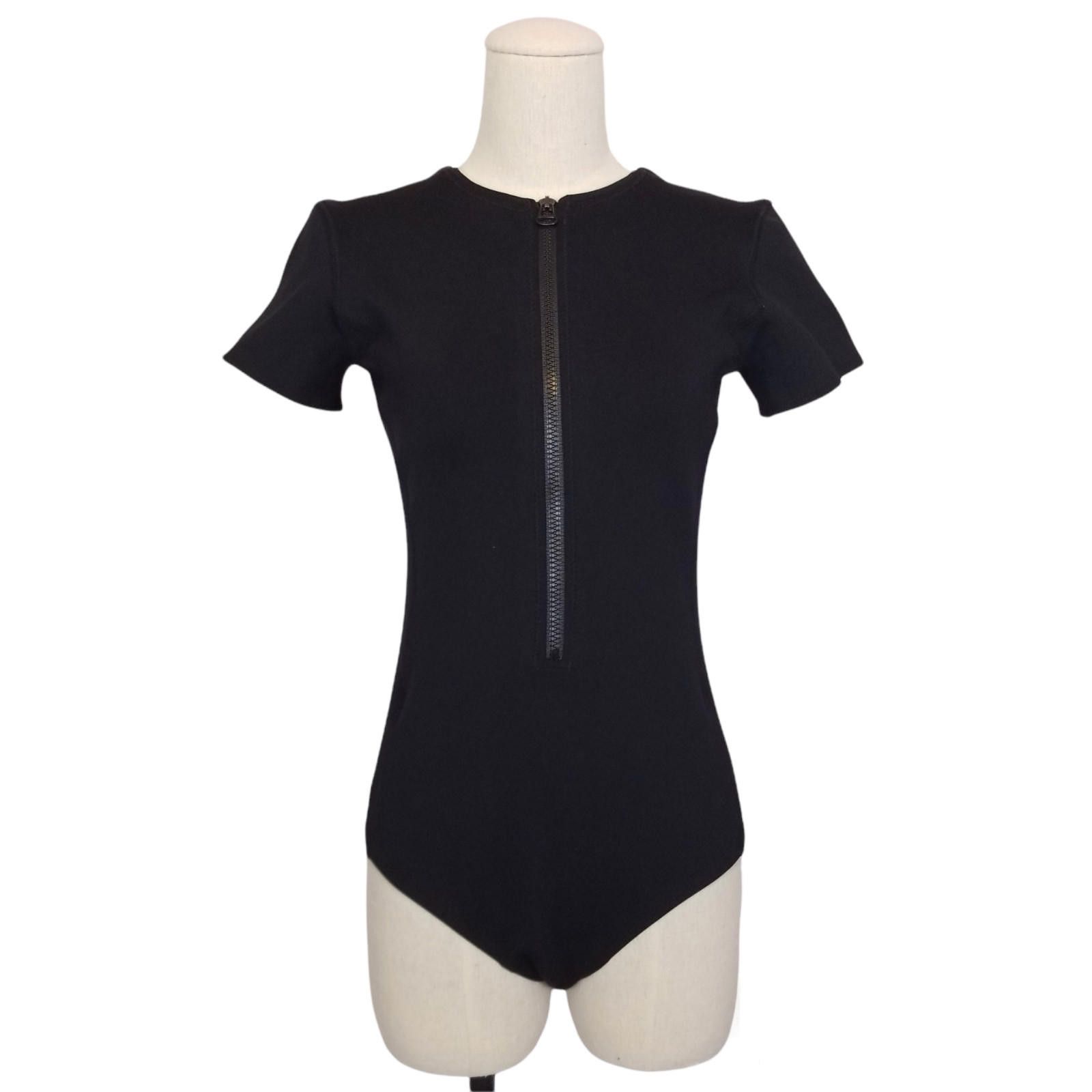 James Perse James Perse Y/OSEMITE Scuba Bodysuit Black Sz 3 Size L / US 10 / IT 46 - 1 Thumbnail