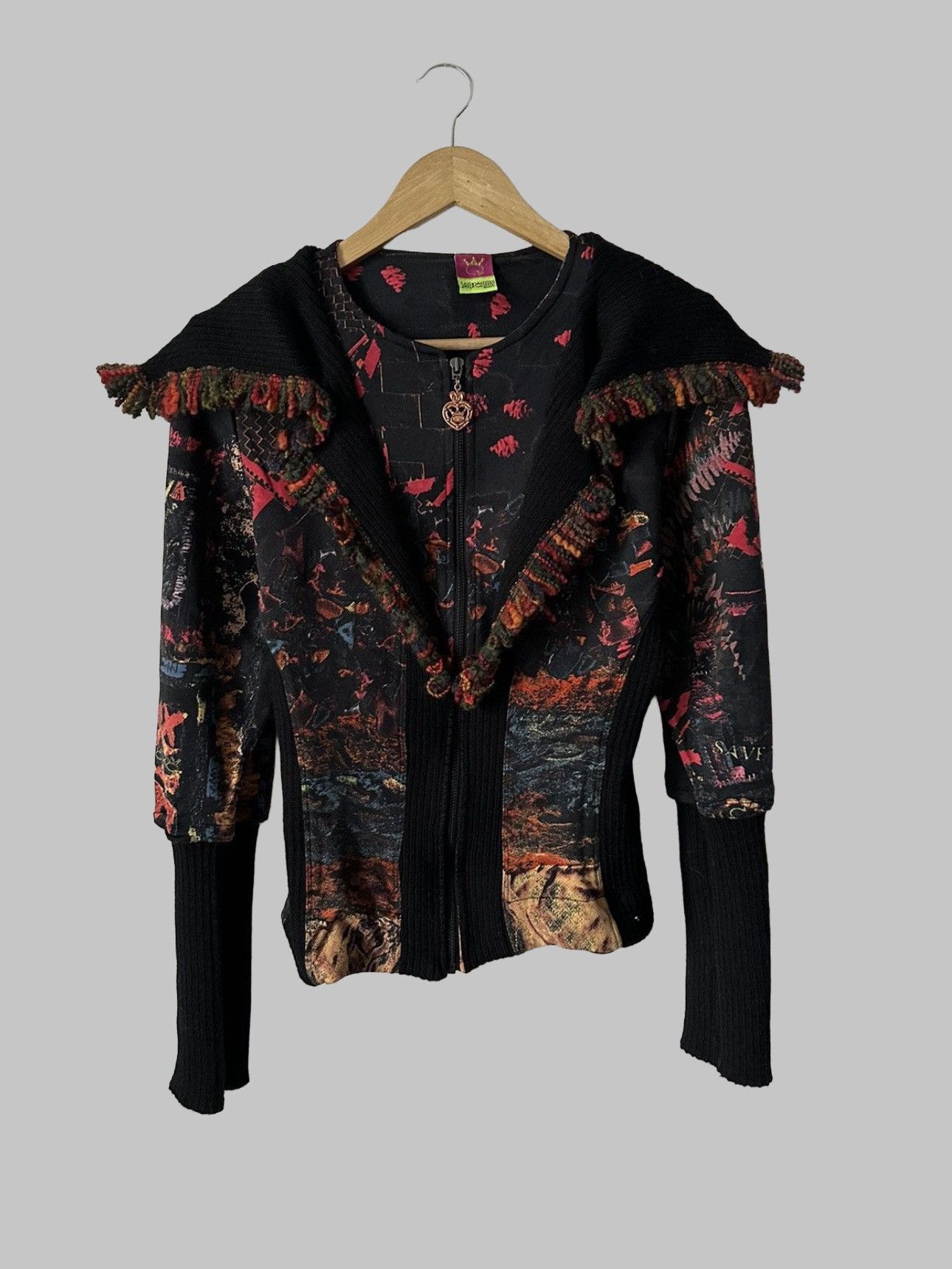 Japanese Brand Vintage Save The Queen zip-up jacket like JPG Size L / US 10 / IT 46 - 1 Thumbnail
