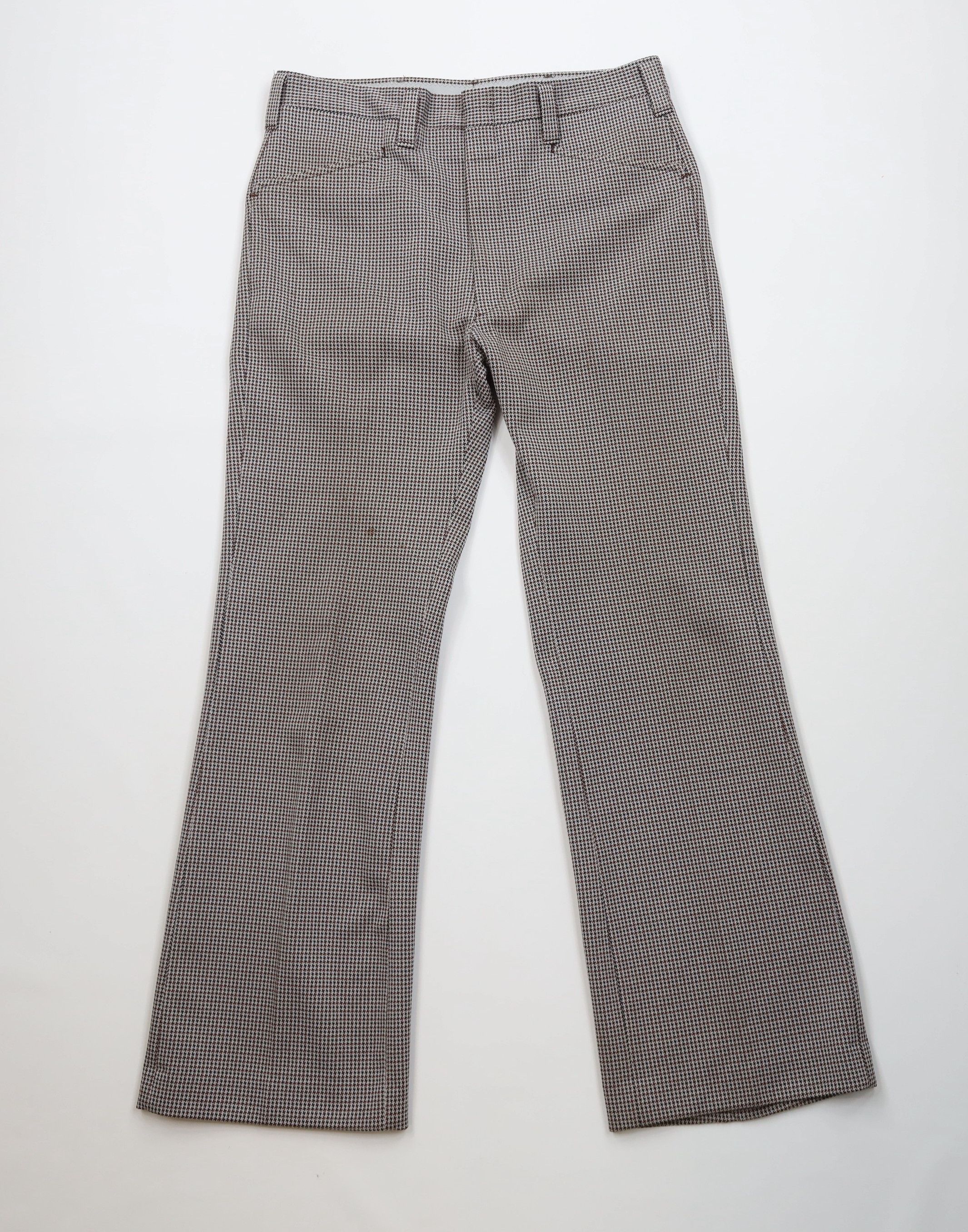 Vintage Vintage 70s Streetwear Double Knit Bell Bottoms Pants USA Size US 34 / EU 50 - 1 Thumbnail