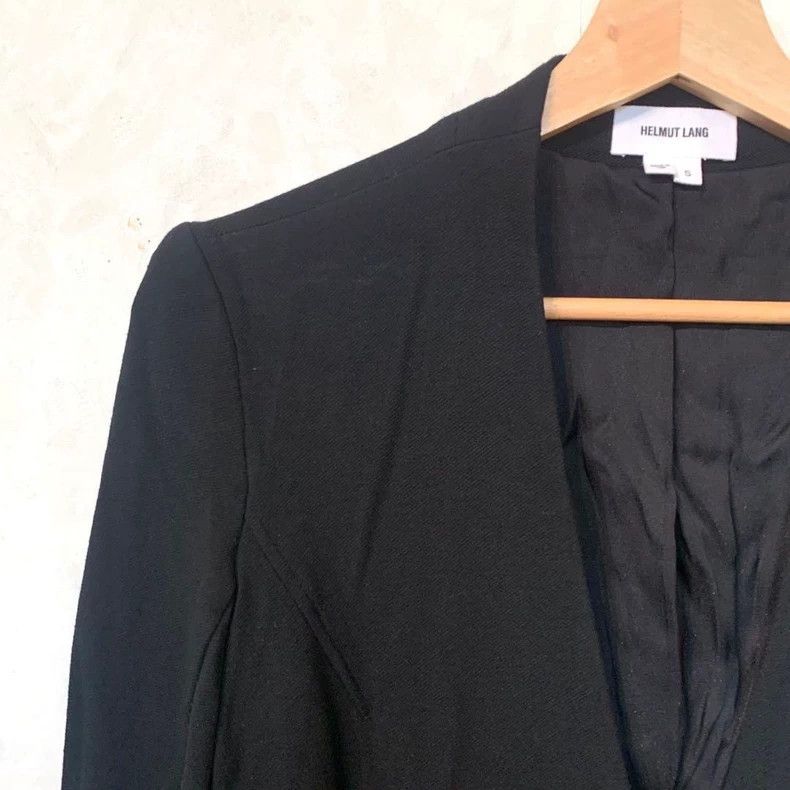 Helmut Lang HELMUT LANG Helmuth wore a jacket without a collar Size S / US 4 / IT 40 - 2 Thumbnail