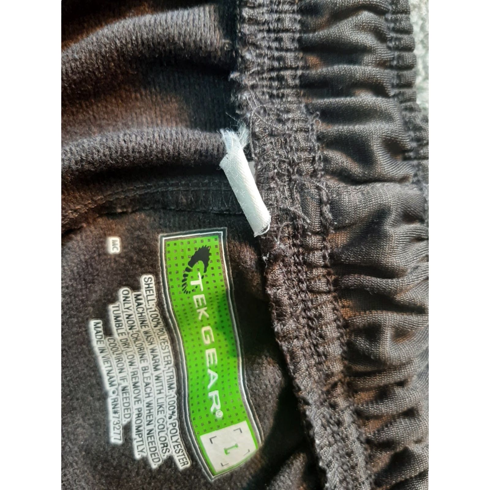 Tek Gear Tek Gear Womens Large Pants Gray Draw string Polyester Size 36" / US 14 / IT 50 - 4 Thumbnail