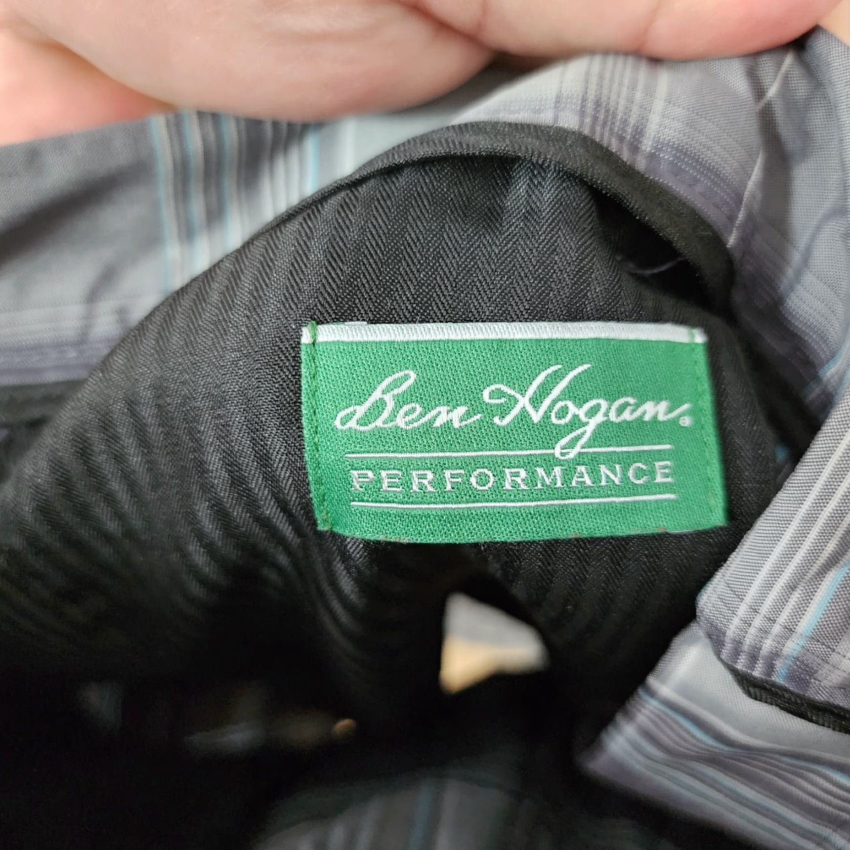 Hogan Ben Hogan Mens Gray Plaid Chino Golf Shorts Size 40 Size US 40 / EU 56 - 4 Thumbnail