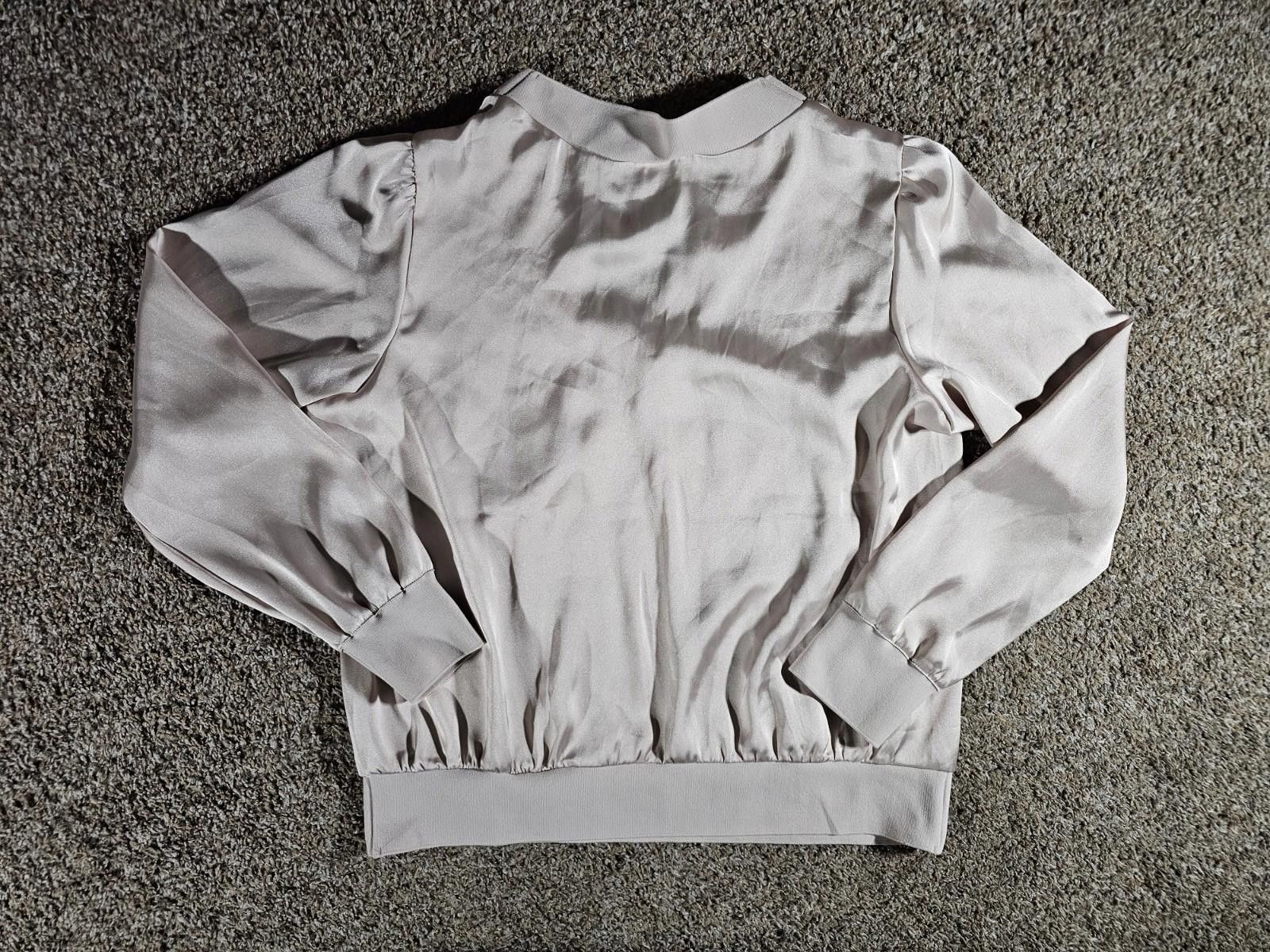 Express Express Beige Large Vneck Pullover Size L / US 10 / IT 46 - 6 Thumbnail