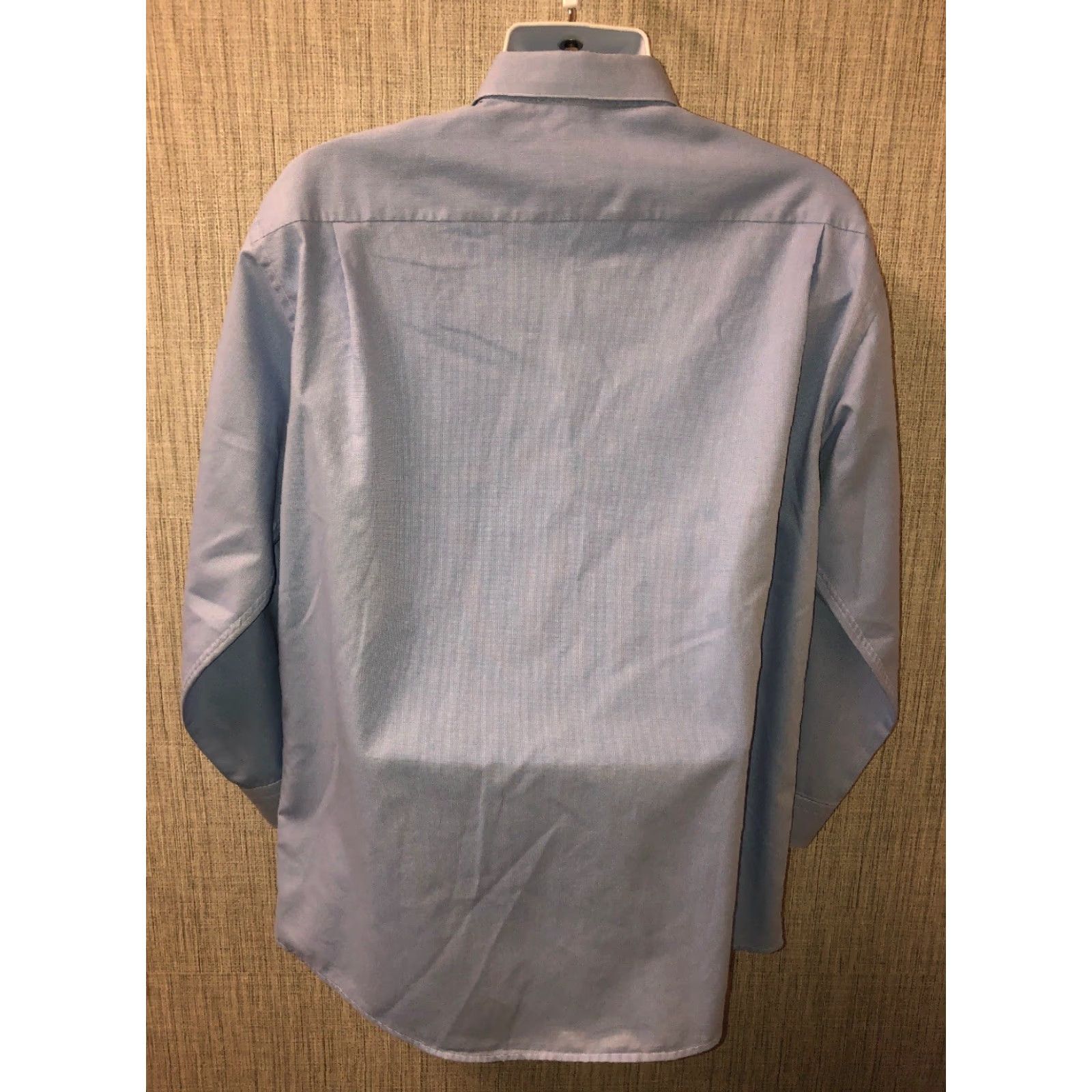 Eton VINTAGE Eton Etastar Shirt Mens Long Sleeve Button-Up 17 1/2 24" Armpit M Blue Mens Size US XL / EU 56 / 4 - 4 Thumbnail
