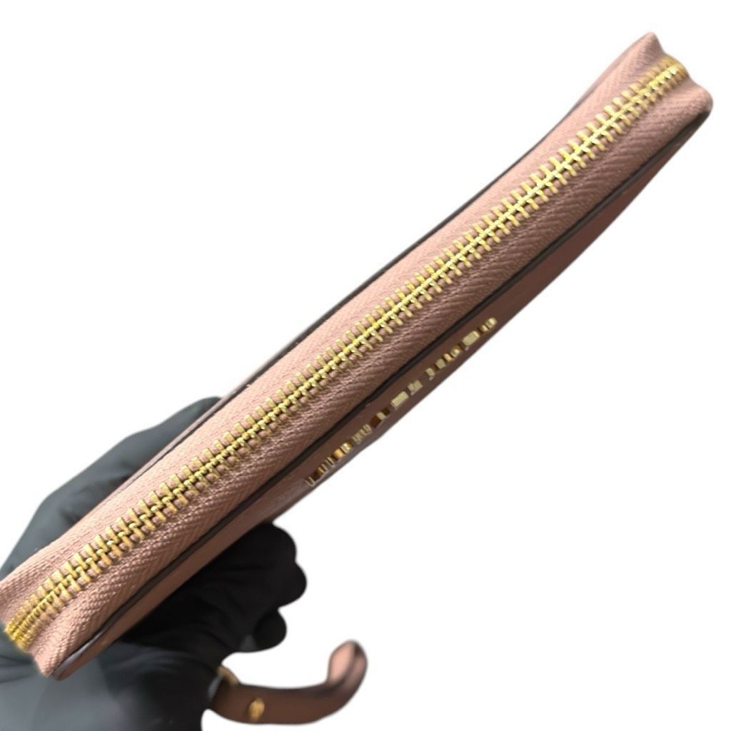 Michael Kors MICHAEL MICHAEL KORS Crossgrain Leather Continental Zip Around Wallet Clutch Bag SOLD OUT $260 Retail Size ONE SIZE - 9 Thumbnail