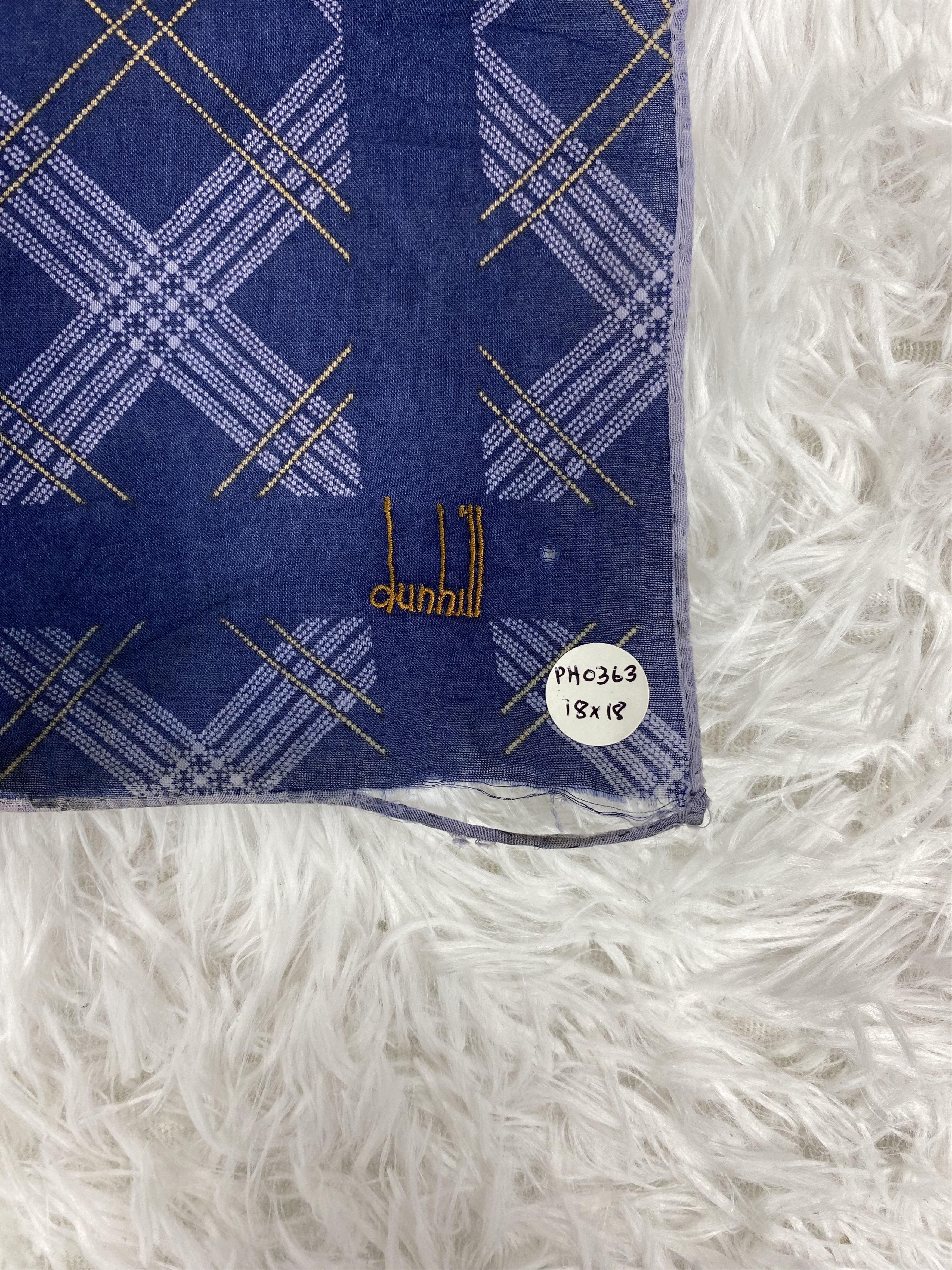 Alfred Dunhill Vintage Dunhill Handkerchief Neckerchief PH0363 Size ONE SIZE - 4 Thumbnail