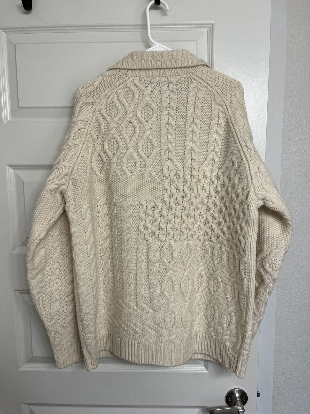 image of Cardigan in Cream, Men's (Size XL)