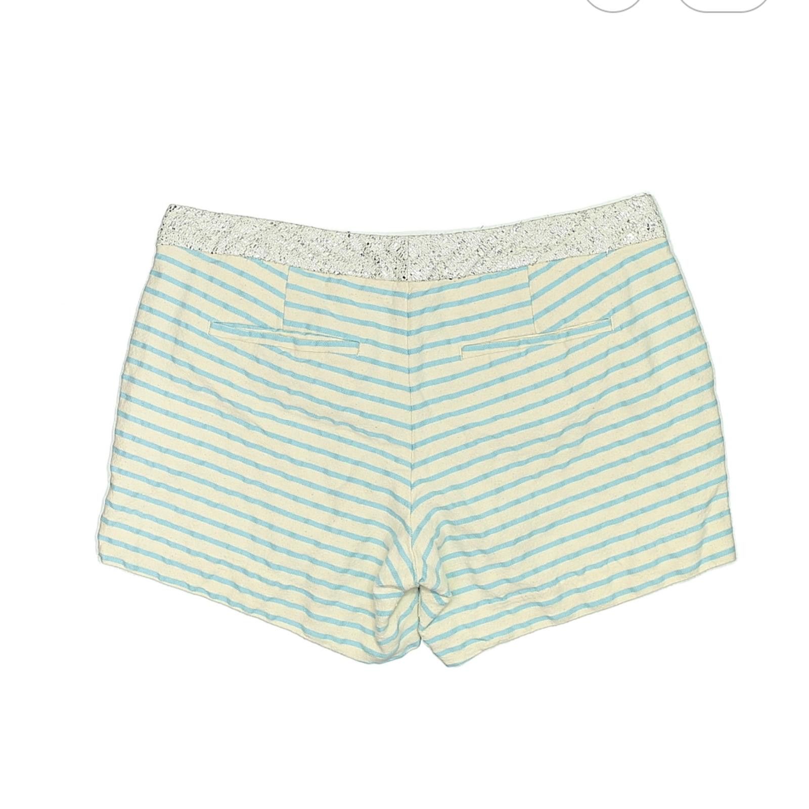 Other Lilly Pulitzer Size 6 Striped Casual Metallic Shorts Size 28" / US 6 / IT 42 - 2 Thumbnail