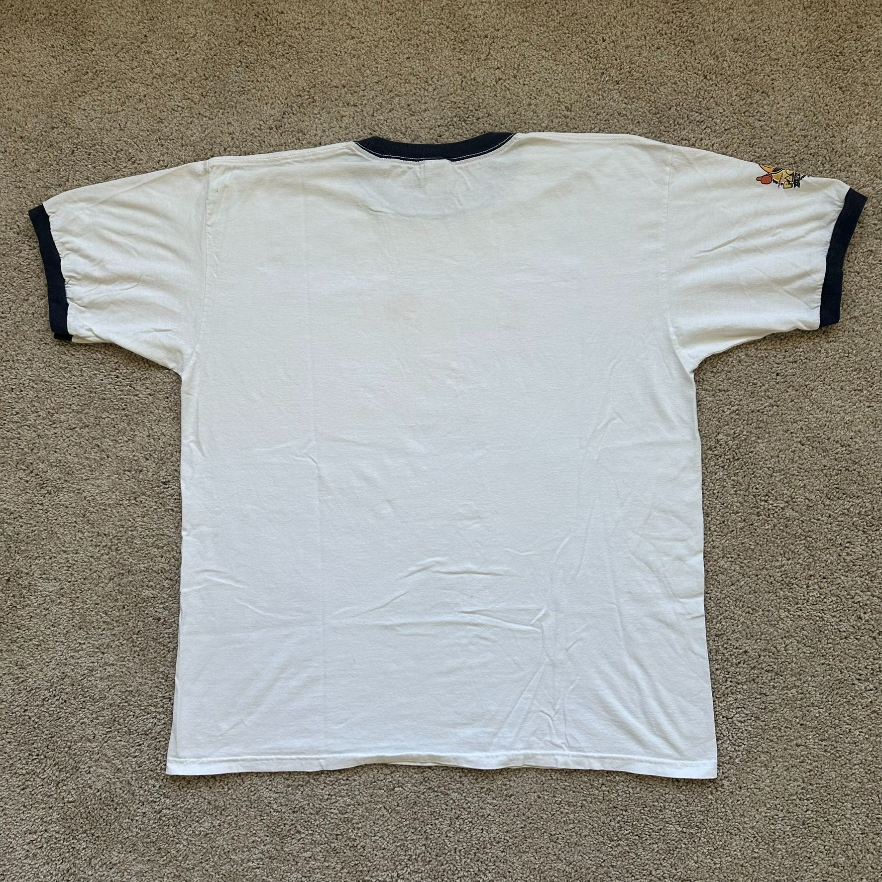 Anvil Vintage Y2K Pac-Man Ghosts Ringer T-Shirt 25th Anniversary N Size US XL / EU 56 / 4 - 6 Thumbnail