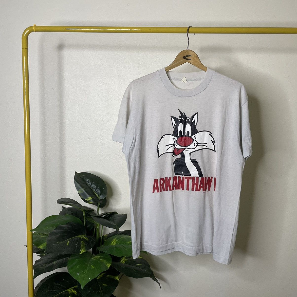 Cartoon Network × Vintage × Warner Bros Vintage 1980s Sylvester Pussycat Looney Tunes T Shirt Size US L / EU 52-54 / 3 - 1 Thumbnail