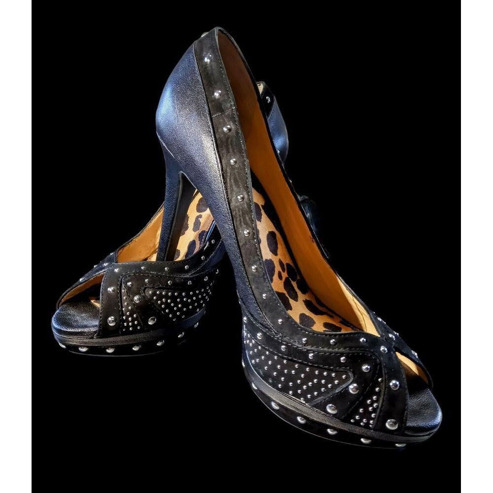 Designer Gianni Binini Studded Women's 10 Spiked Stilettos 4.5" DS1 Size US 10 / IT 40 - 1 Thumbnail