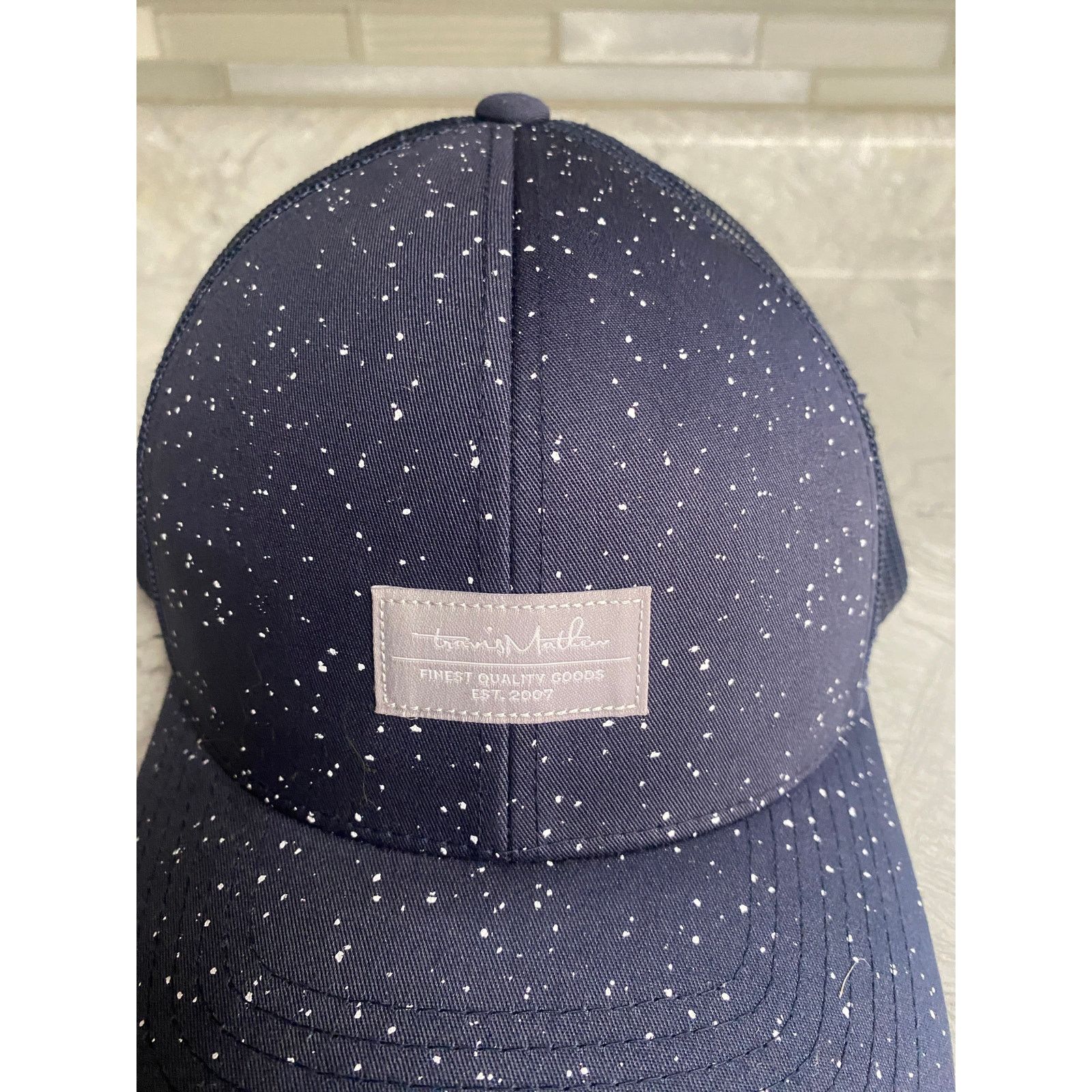 TravisMathew TravisMathew Blue Snapback Trucker Hat Size ONE SIZE - 3 Thumbnail