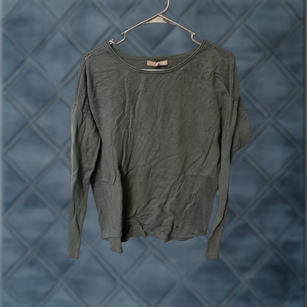 Banana Republic Banana Republic T-Shirt Women Crew Neck Long Sleeve Gray Size S Size S / US 4 / IT 40 - 1 Thumbnail