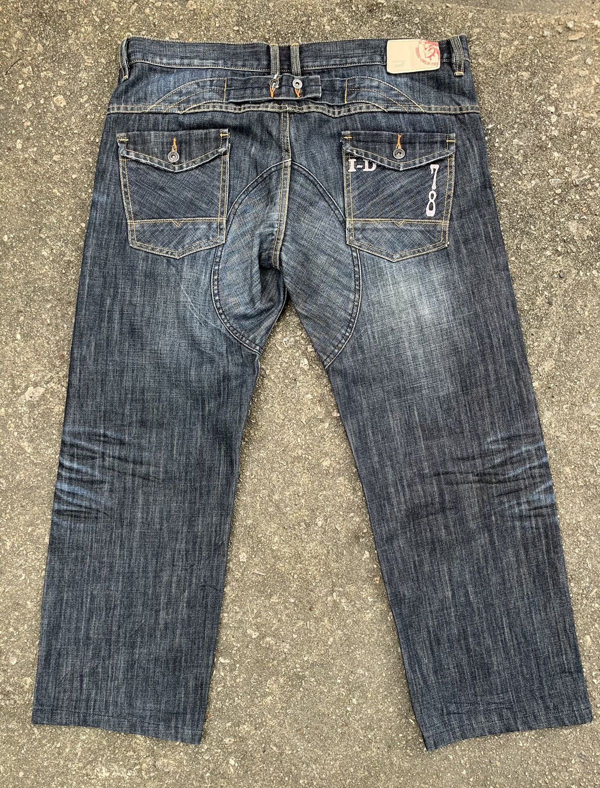 Diesel Rare.. Diesel Buckle Back Denim Jeans Pants Size US 40 / EU 56 - 6 Thumbnail