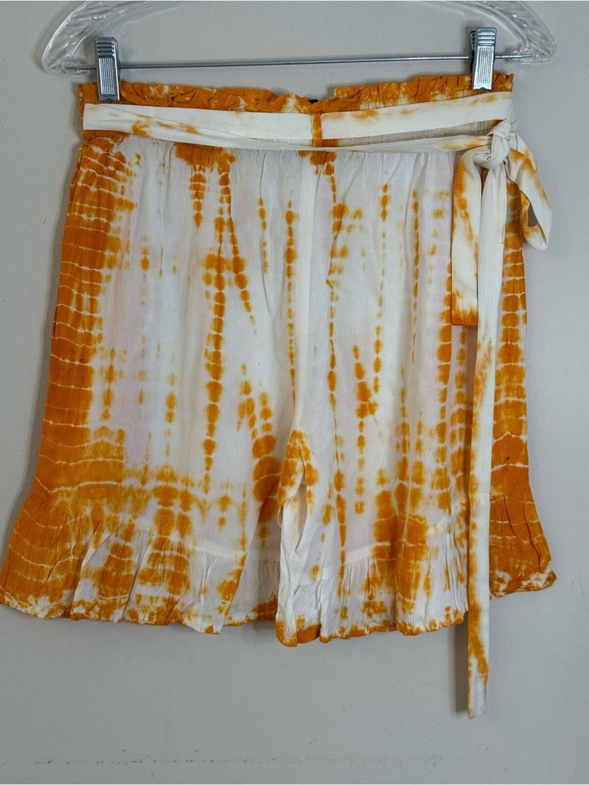 Other Sacred Threads tie dye shorts orange white pockets ruffles Size 30" / US 8 / IT 44 - 3 Thumbnail