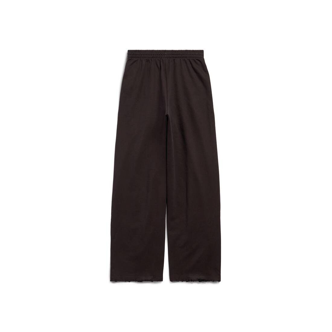 Balenciaga o1srvl11e1025 Nologo Baggy Sweatpants & Joggers in Black Size US 36 / EU 52 - 6 Thumbnail