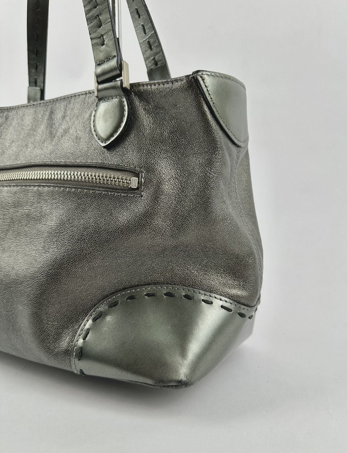 Jean Paul Gaultier Jean Paul Gaultier- Hand / Tote bag Silver Metallic Color Size ONE SIZE - 10 Thumbnail