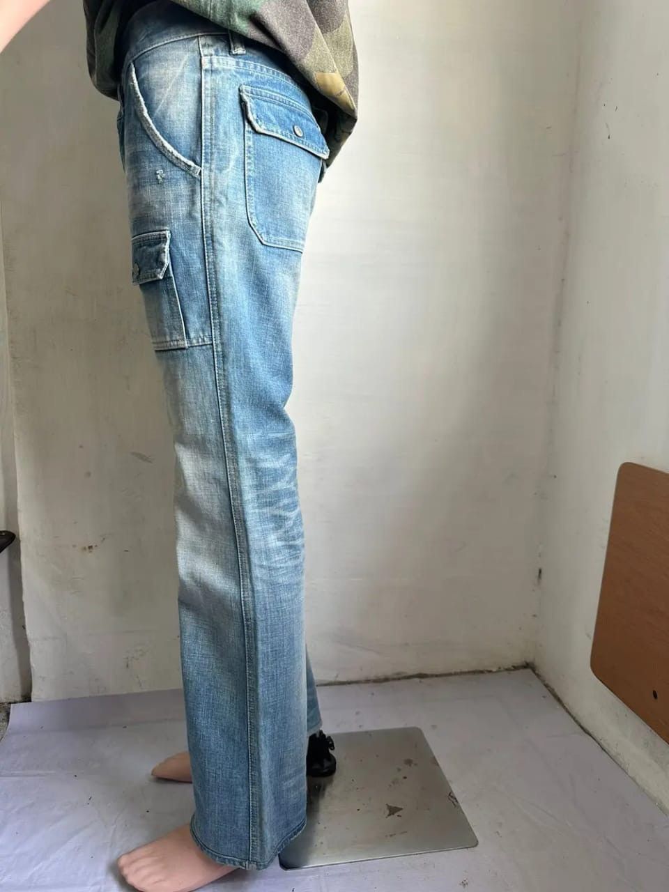Other Delay by Win And Sons FLared bush Jeans Denim Size US 31 - 2 Thumbnail
