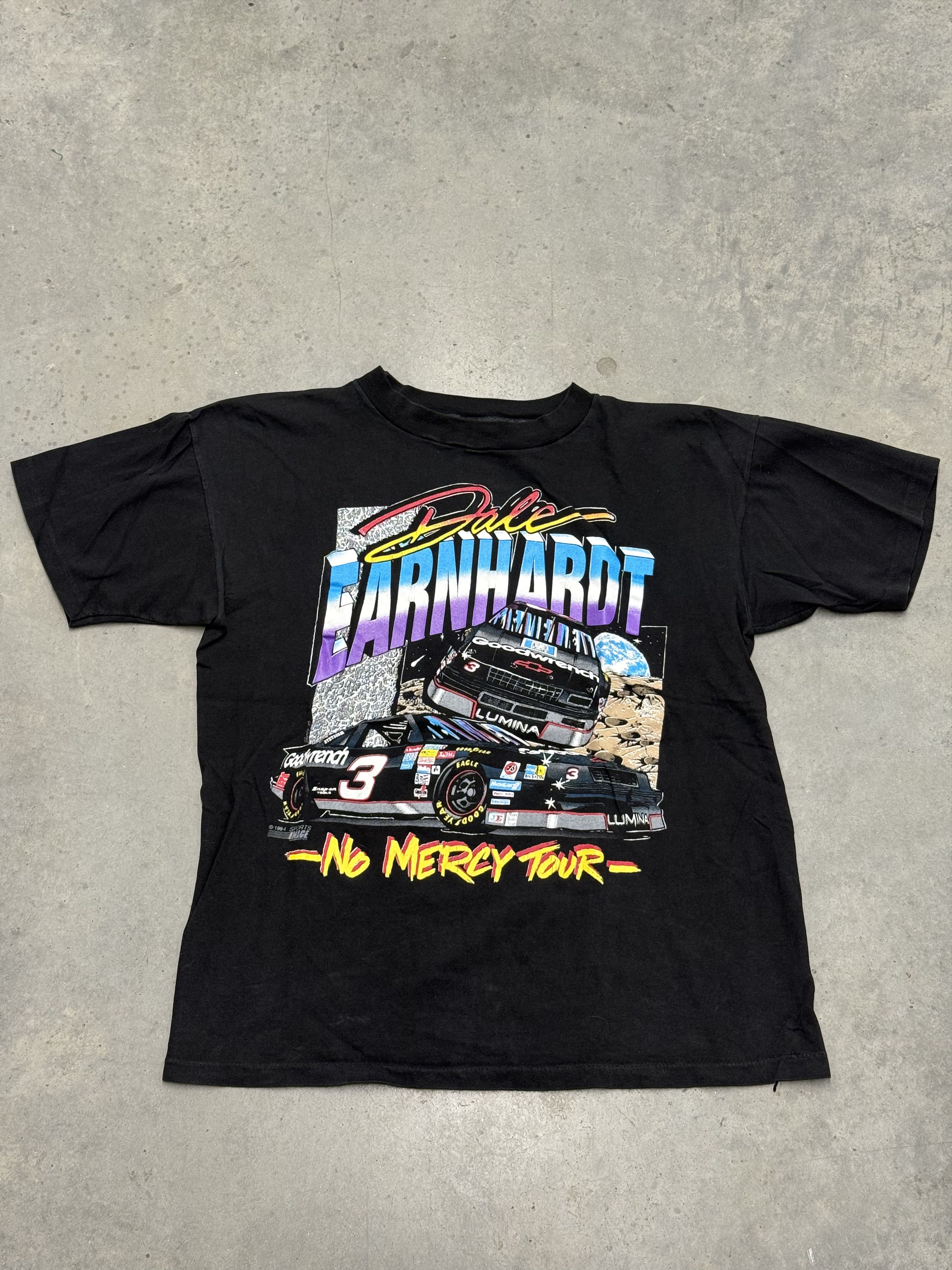 NASCAR Vintage 1993 Dale Earnhardt No Mercy Tour Nascar T Shirt Size US M / EU 48-50 / 2 - 1 Thumbnail