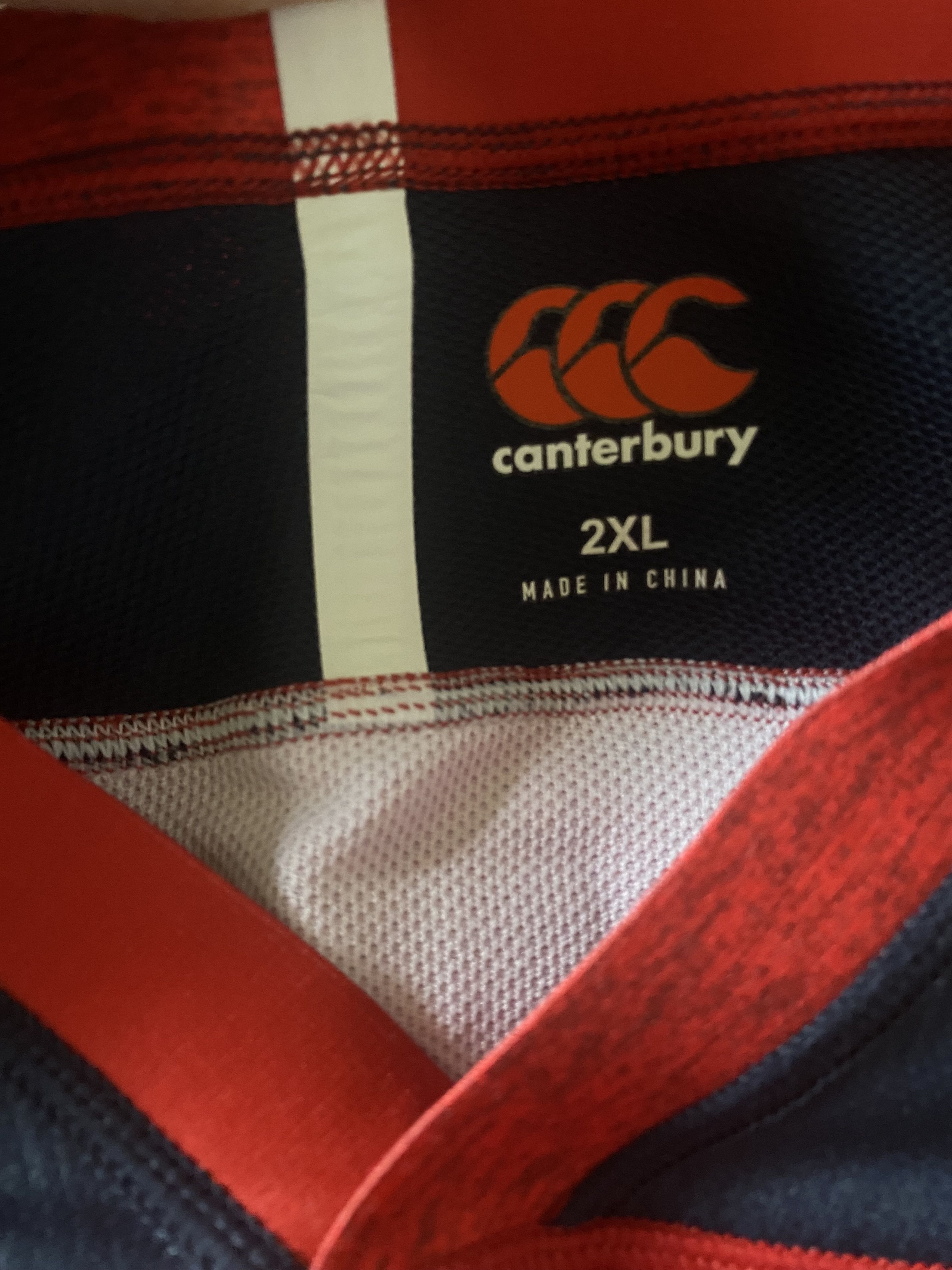 Canterbury of New Zealand Rugby ENGLAND - 2019 - 2020 - 2XL - Canterbury - UNIQUE Size US XXL / EU 58 / 5 - 6 Thumbnail