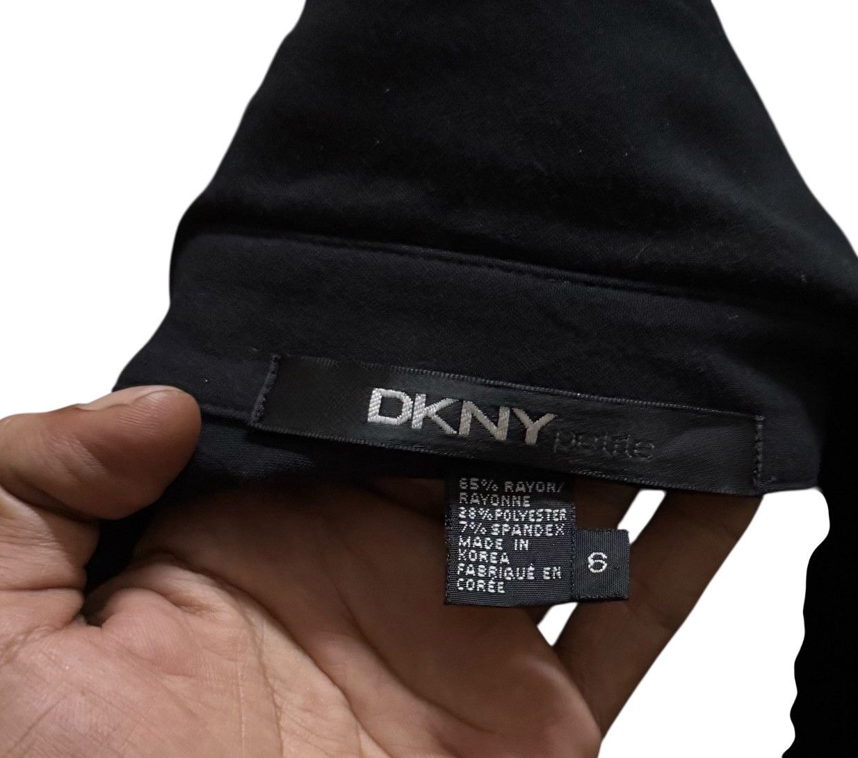 DKNY DKNY Petite Long Vest & Jacket Sheer Black Size ONE SIZE - 5 Thumbnail